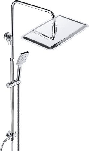 Colonna doccia acciaio - acciaio, inox