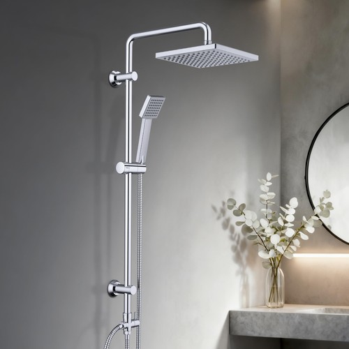 Colonna doccia acciaio inox - acciaio,
