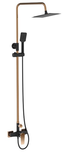 Colonna doccia rubinetto - colonna, nero