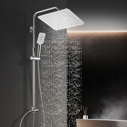Colonna doccia acciaio - acciaio, inox
